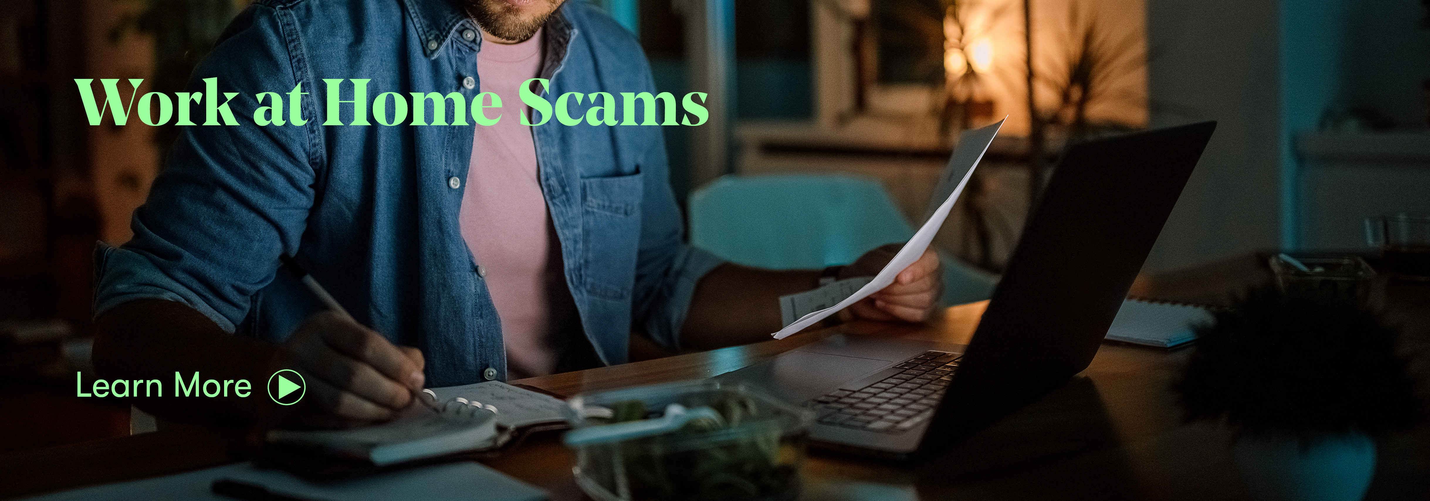 work at home scams Image